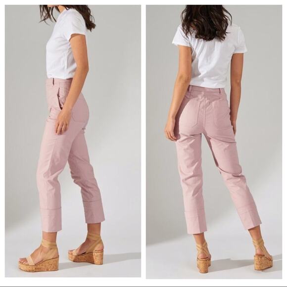 The Script Claudia High Waist Cuffed Skinny Leg Pants Sizes - Picture 2 of 8